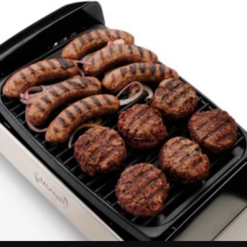 De'Longhi Esclusivo 1500W Indoor Grill with Glass Lid BG35 Black - Picture 7 of 7